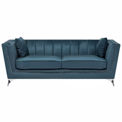 Sofa GAULA Velvet Teal 3 Seater