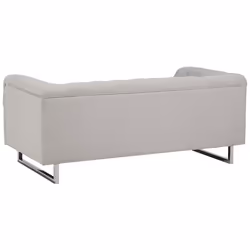 Sofa VISSLAND Fabric Light Beige 2 Seater - Additional view 4
