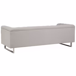 Sofa VISSLAND Fabric Light Beige 3 Seater