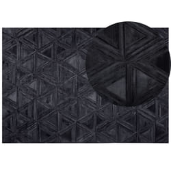 Rug KASAR 160 x 230 cm Leather Black