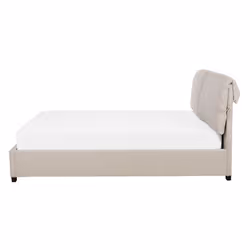 Bed Fabric BELFORT 140 x 200 cm (EU Double) Light Beige