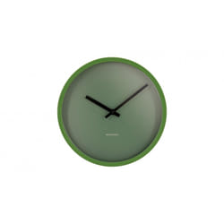 REMEMBER Forest Quartz clock Round Black, Green