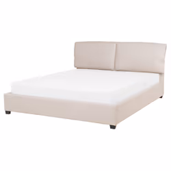 Bed Fabric BELFORT 160 x 200 cm (EU King Size) Light Beige