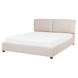 Bed Fabric BELFORT 160 x 200 cm (EU King Size) Light Beige
