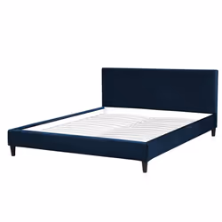 EU King Size Bed Frame Cover Navy Blue FITOU