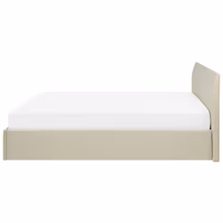 Ottoman Bed Fabric ORBEY 180 x 200 cm (EU Super King) Light Beige