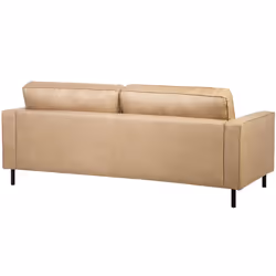 Leather Sofa Beige SAVALEN