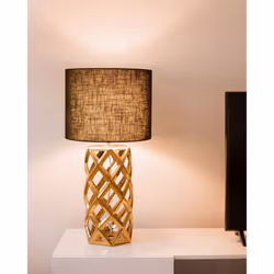 Table Lamp SELJA Ceramic Gold
