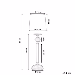 Table Lamp KUBENA Metal Black