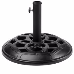Concrete Parasol Base Black