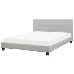Bed Fabric LA ROCHELLE 180 x 200 cm (EU Super King) Light Grey