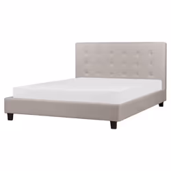 Bed Fabric LA ROCHELLE 160 x 200 cm (EU King Size) Light Grey