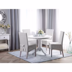 Dining Table AKRON White 100 cm 100 cm - Additional view 2