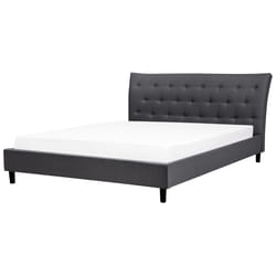 Bed Fabric SAVERNE 180 x 200 cm (EU Super King) Dark Grey