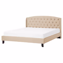 Bed Fabric BORDEAUX 160 x 200 cm (EU King Size) Beige