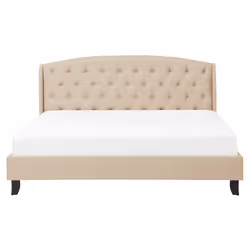 Bed Fabric BORDEAUX 160 x 200 cm (EU King Size) Beige
