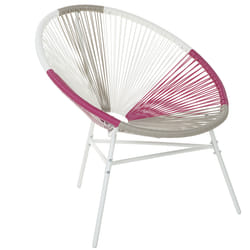 Garden Chair ACAPULCO PE Rattan Fuchsia Pink