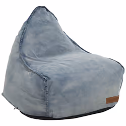 Bean Bag 200 L DROP 63 cm 75 cm Light Blue