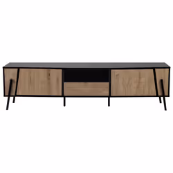 TV Stand BLACKPOOL Brown/ Black