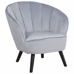 Armchair DALA Velvet Light Grey