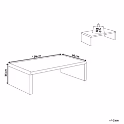 Coffee Table MILWAUKEE White