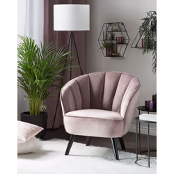 Armchair DALA Velvet Pink - Additional view 4