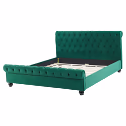 Bed Velvet AVALLON 160 x 200 cm (EU King Size) Emerald Green - Additional view 4