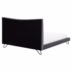 Bed Velvet LANNION 160 x 200 cm (EU King Size) Dark Grey - Additional view 4