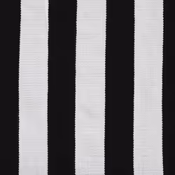 Outdoor Area Rug 140 x 200 cm Black and White TAVAS