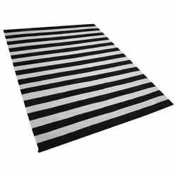 Outdoor Rug TAVAS 160 x 230 cm Black/ White