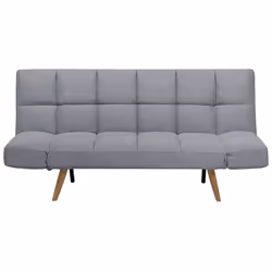 Sofa Bed INGARO Fabric Grey 2 Seater