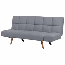 Sofa Bed INGARO Fabric Grey 2 Seater
