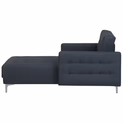 Chaise Longue ABERDEEN Fabric Dark Grey