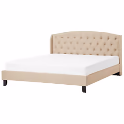 Bed Fabric BORDEAUX 180 x 200 cm (EU Super King) Beige