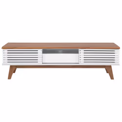 TV Stand DETROIT Brown/ White