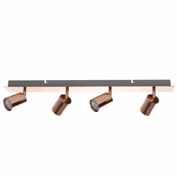 4 Light Spotlight TIGRIS Adjustable Metal Copper