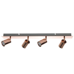 4 Light Spotlight TIGRIS Adjustable Metal Copper