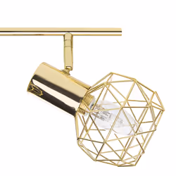 4 Light Spotlight CHENAB Adjustable Metal Gold