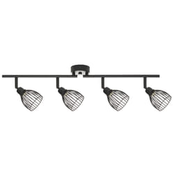 4 Light Spotlight GOLOK Adjustable Metal Black