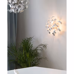 Wall Lamp ICANA Metal Silver