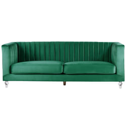 Sofa ARVIKA Velvet Green 3 Seater