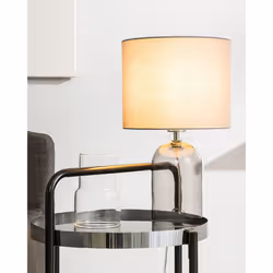 Table Lamp DEVOLL Glass Grey