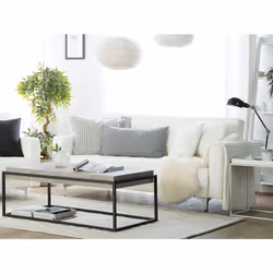 Sofa Bed ABERDEEN Faux Leather White 3 Seater