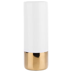 Flower Vase GELIDA Stoneware 36 cm White