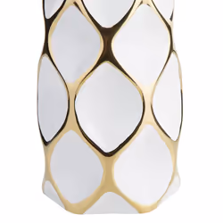 Flower Vase AVILA Stoneware 36 cm White
