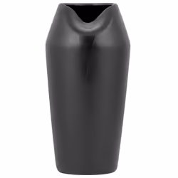 Decorative Vase APAMEA Stoneware 33 cm Black