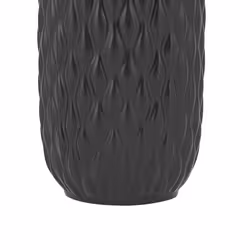 Decorative Vase EMAR Stoneware 31 cm Black
