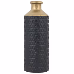 Decorative Vase ARSIN Stoneware 39 cm Black