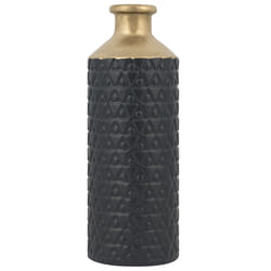 Decorative Vase ARSIN Stoneware 39 cm Black