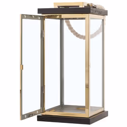 Lantern BORNEO Metal 41 cm Brass